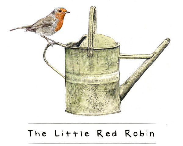 The Little Red Robin (Garden supports & accessories)